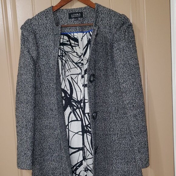 Tweed style coat - Picture 2 of 16